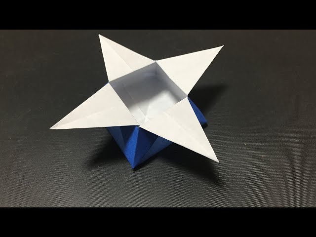 折り紙ボックス つのこう箱の折り方をわかり易く説明ーOrigami Boxー