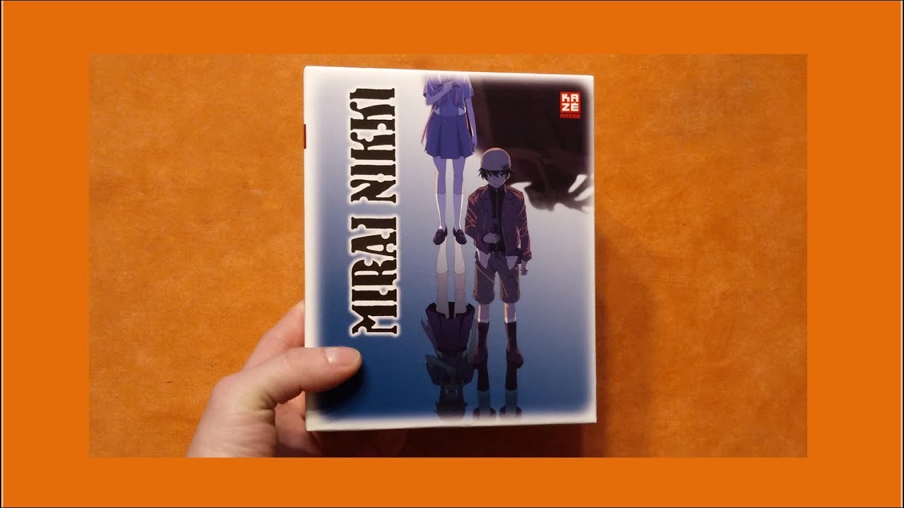 Unboxing Mirai Nikki Volume 1 limited Edition +Sammelschuber +Booklet +Aufnäher +Buttons +Memorie