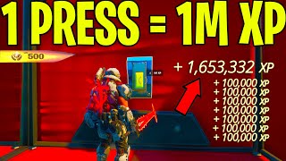 NEW INSANE AFK XP GLITCH in Fortnite Chapter 4 Season 1 1 000 000 XP PER MINUTE