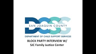 SJCDCSS Block Party Interview w/ SJC Family Justice Center