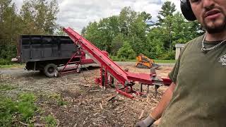 Splitting and Delivering 1 cord of Firewood to a new Customer with my Timberwolf TW-P1 & Ford F550