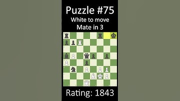 Daily Chess Puzzle no.75 #shorts