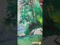 AcrylicPainting ,CanvasArt ,RiverPainting ,NatureArt #ArtAkhil #PaintingProcess