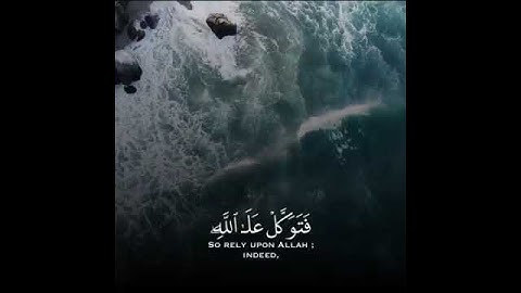 فتوكل على الله إنك على الحق المبين تلاوه خاشعه جدا راحة للقلب