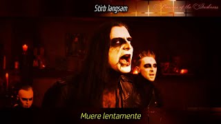 NACHTBLUT🎧Stirb langsam (Lyrics Esp/Alemán) 4K UHD