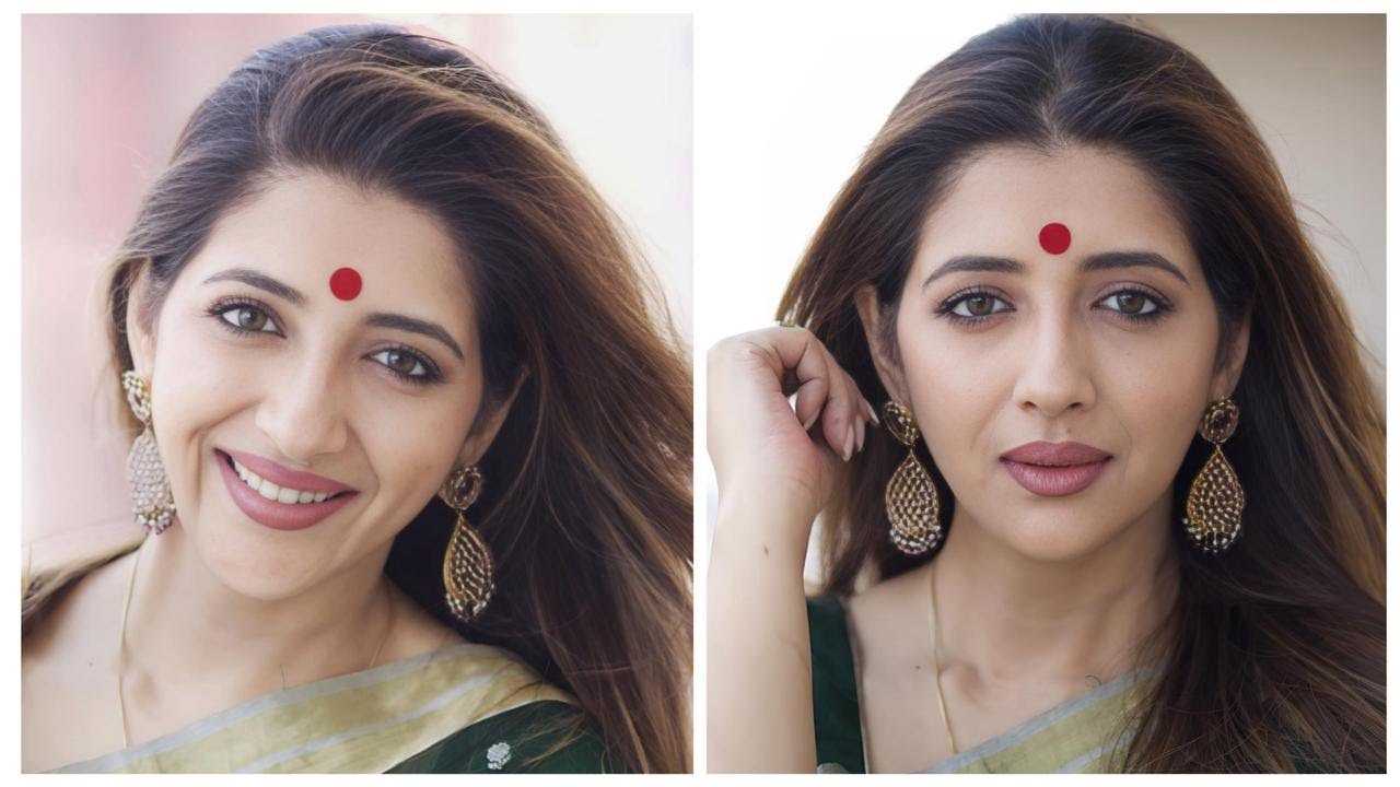 Stay Summer Chic Saree Styling With Natural Makeup By Sreenanda Shankar