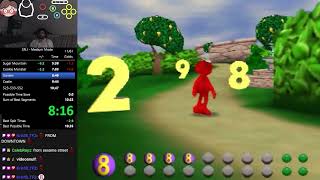 Elmo's Number Journey Medium Speedrun in 10:33