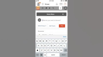 How to create a discussion in Clouthub app?