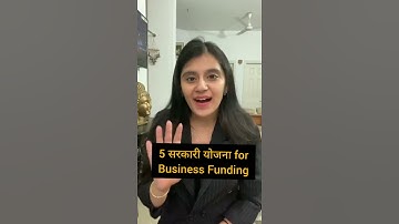 5 Government scheme for business funding YouTube : Neha Nagar