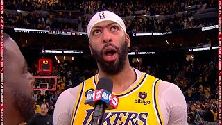 Anthony Davis Talks BIG Game 1 Win vs Warriors, Postgame Interview