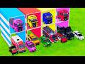 Transporting All Police Cars & Ambulance 🚑 Emergency Vehicles with Mercedes Police Truck 🚚 FS2