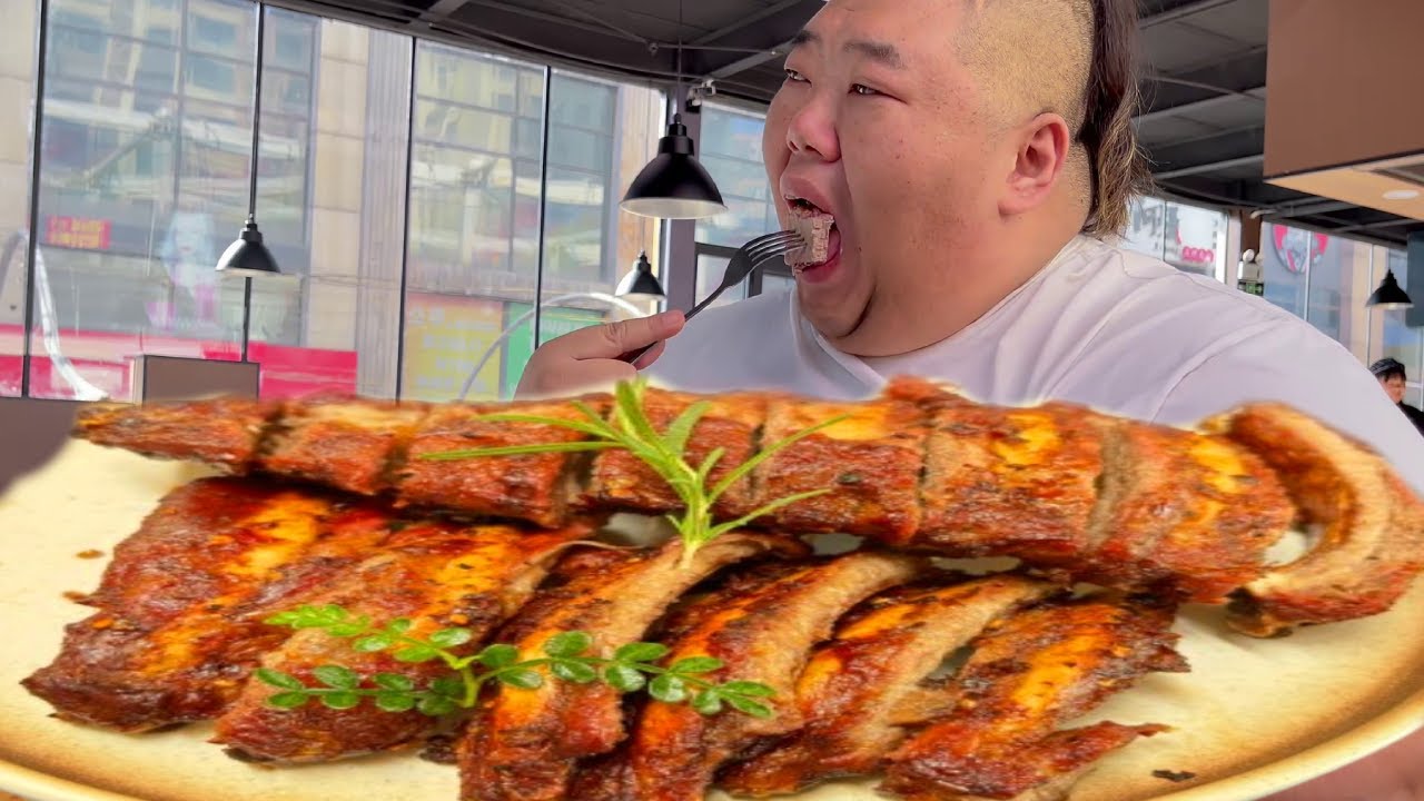 猴哥探店新美式烤肉，本想大口炫肉，结果口感一言难尽，新店还得加油啊！【胖猴仔】