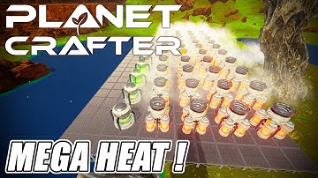 Planet Crafter | Building a MEGA Heat Factory.