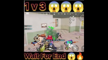 1 v 3❌ Failed 1 v 4 ✅ 😱😱#bgmi #pubgmobile #battelgroundsmobile #gaming #op #scout #glutchh
