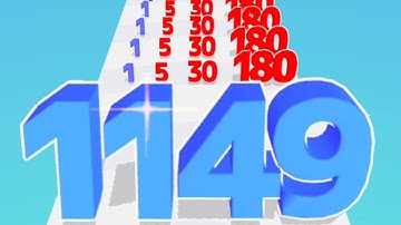 Number Master - All Levels Gameplay - Level up, Number Run 3D Max Lvls 56-87
