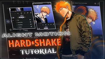 Hard shake tutorial on alight motion (+Preset)
