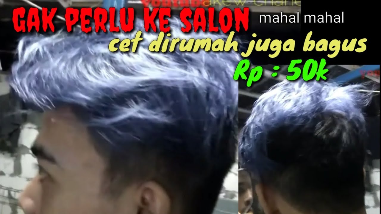  CARA  CET RAMBUT  DIRUMAH MUDAH SIMPLE HIGHLIGHT WARNA 