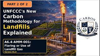 #unfccc's #carbon Methodology for #landfills  Explained - A6.4-AMM-001 Part 2/2
