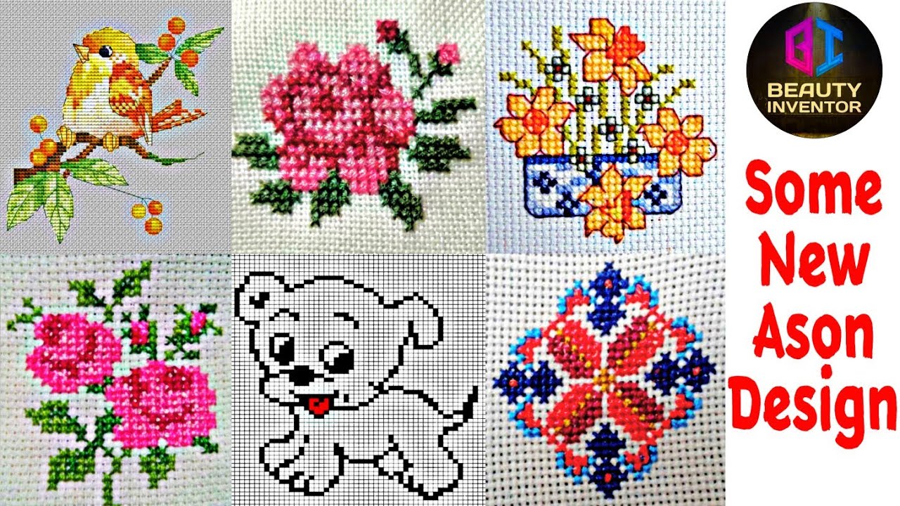 Some New Cross Stitch Ason Designs for Everything YouTube