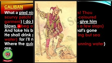 The Tempest Act 3 Scene 2 Part 2, Classes 11, 12, ISC English,Holy Heart Schools