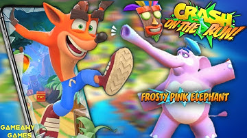 Crash Bandicoot On The Run Gameplay #7 | Gameawy