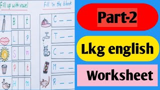 Lkg english worksheet part 2