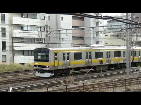 総武線E231系B34編成　両国駅発車