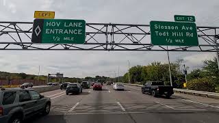4K Driving around New York City NYC Borough Boro of Staten island Day Night Time  ASMR