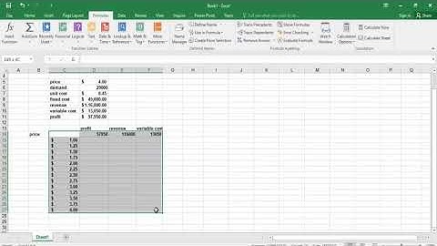 One Way Sensitivity Analysis - For Sale Applications