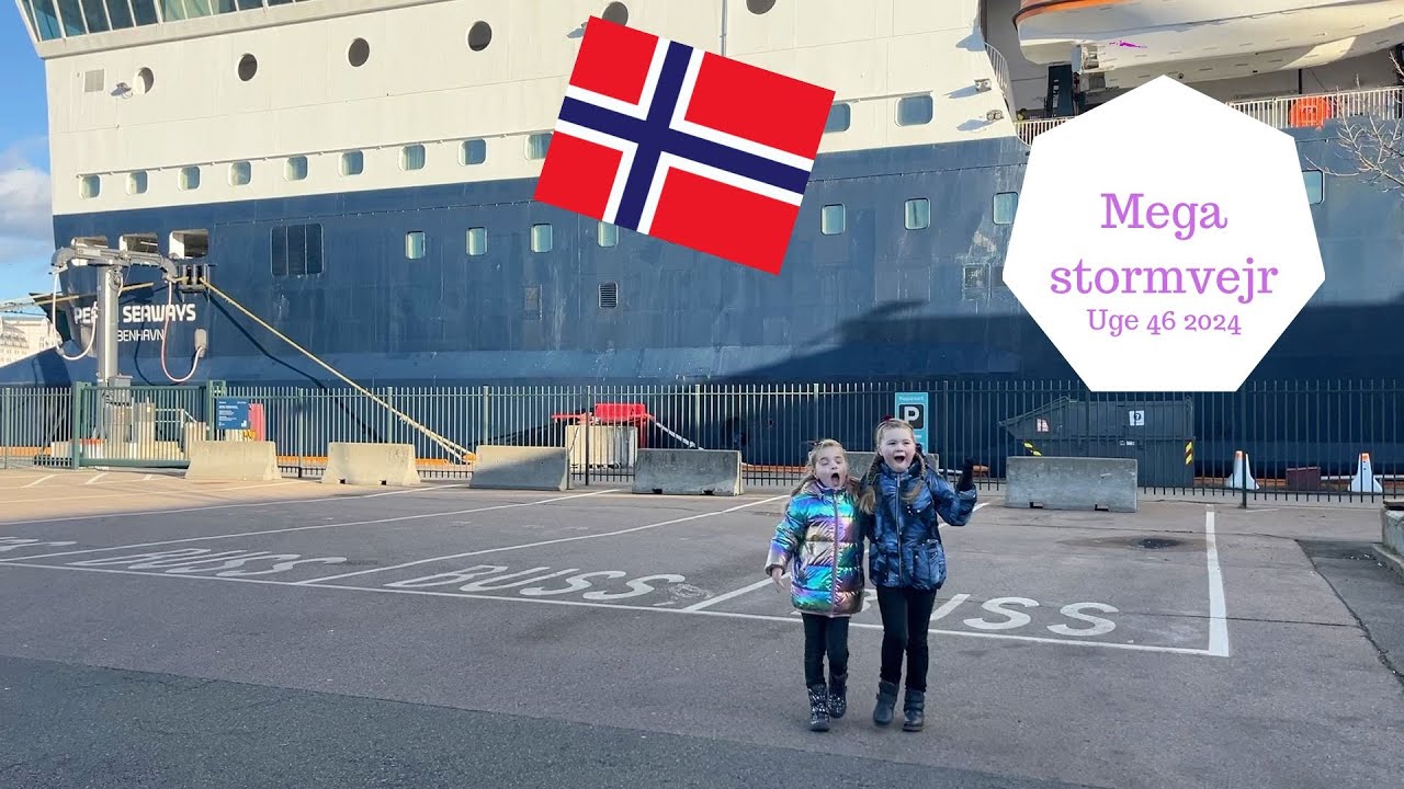 Shopper i OSLO og hygger på cruisen i mega STORMVEJR