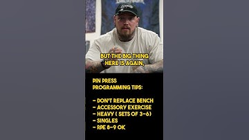 How to Program the Pin Press for Better Bench Bar Path