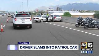 Driver hits DPS trooper in Tuson
