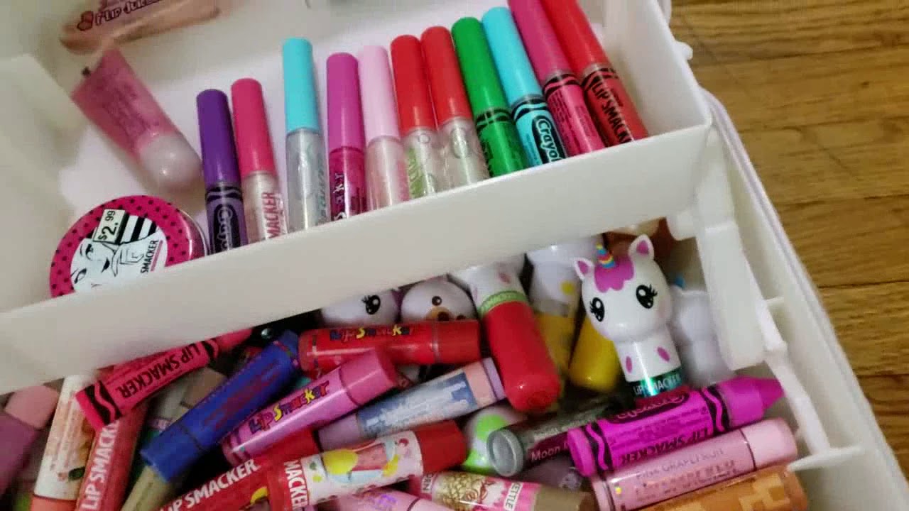 Organizing My Lip Smackers Into Their New Home