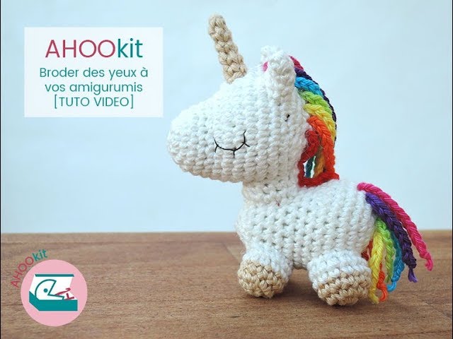 Tuto crochet débutant: comment broder des yeux aux amigurumis (3