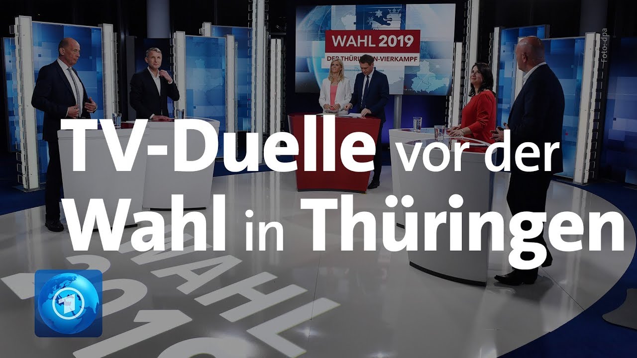 Vor Landtagswahl In Thüringen Tv Duelle Der Spitzenkandidaten - 