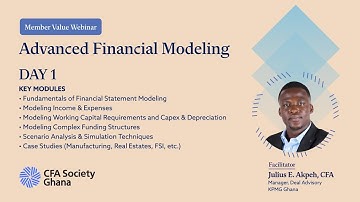 Day 1 - Advanced Financial Modeling  (Full Training Session)