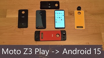 Install Android 15 (LinageOS 22) on your Moto Z3 Play (XT-1929) Codename beckham