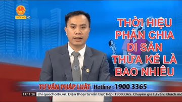 THỜI HIỆU PHÂN CHIA DI SẢN THỪA KẾ LÀ BAO NHIÊU | TƯ VẤN TRỰC TUYẾN