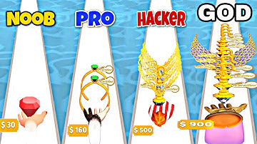 NOOB vs PRO vs HACKER vs GOD in Gem Stack