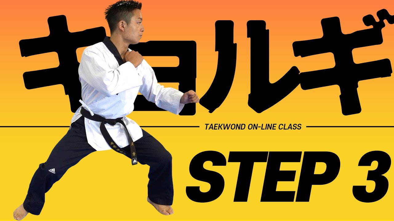 【キョルギ編-ステップ③】前足を(後ろに)引き下がるSTEP /前足短く引き下がるSTEP / サイドへ引き下がるSTEP / フェイント ...