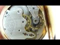 Waltham seaside antique pocket watch