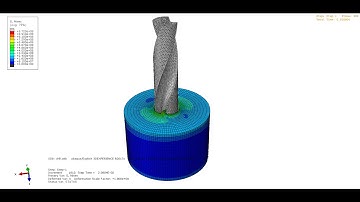 Drilling Simulation Executed in Abaqus.