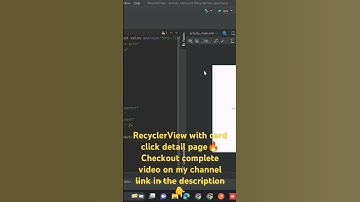 RecyclerView with detail page 🔥in Android using Kotlin (Part 2) | #android #recyclerview #kotlin