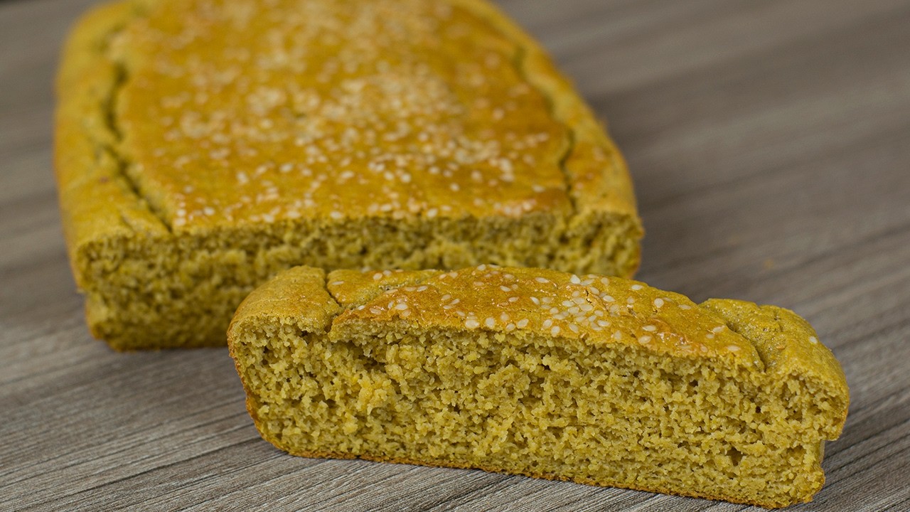 Como hacer PAN sin harinas, sin azucar, con solo 3 ingredientes.