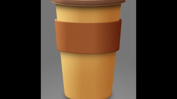 Make a Coffee Takeout Cup in Gimp 2.8