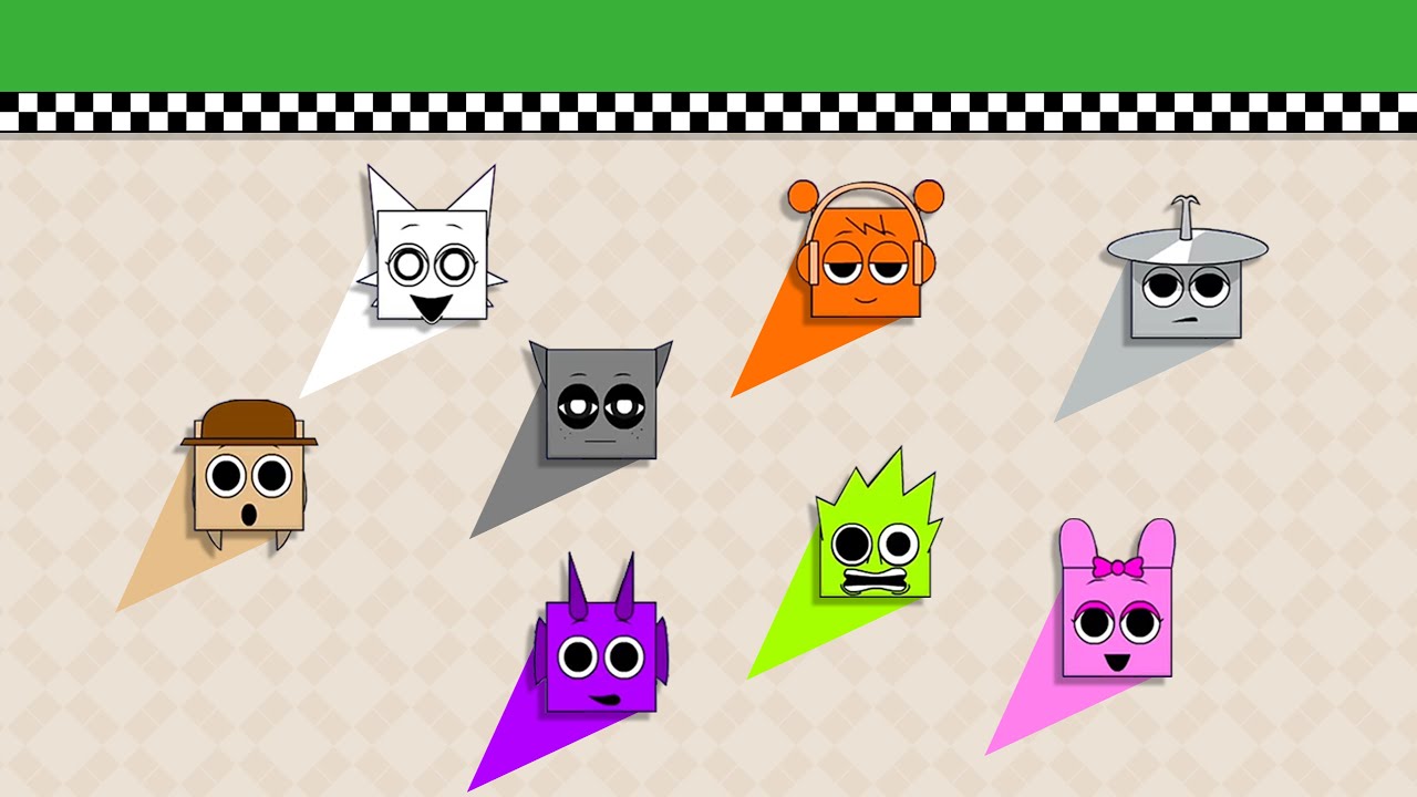 Sprunki Square Race - Who Will Survive?