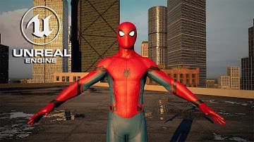 SPIDER-MAN in REAL LIFE - UNREAL ENGINE 4 TEST RENDER