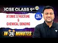 Atomic Structure & Chemical Bonding | ICSE CLASS 9 | Chemistry | In 20 minutes