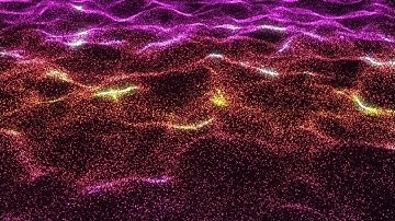 Colorful Particles Flow Background Stock Motion Graphics