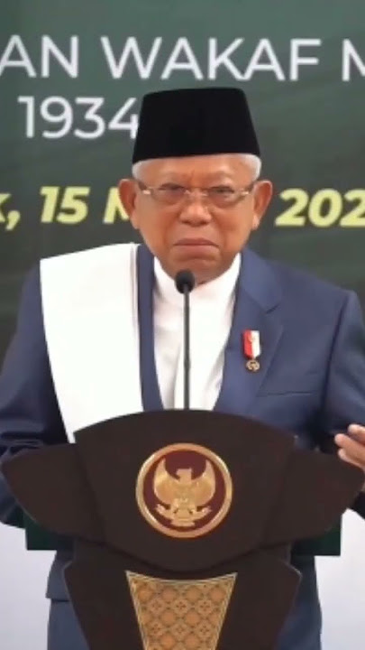 Wapres KH. Ma'ruf Amin Alumni PP. Tebuireng